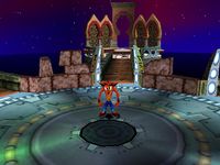 une photo d'Ã©cran de Crash Bandicoot 3 sur Sony Playstation
